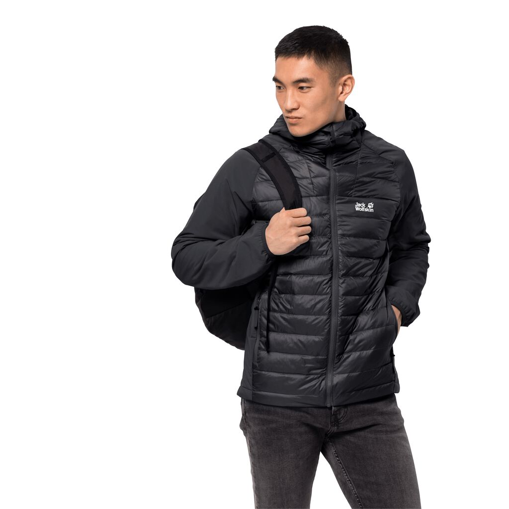 Jack Wolfskin JWP HYBRID Vestes Homme Noir - LGTMFIC-10